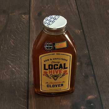 Clover Honey Bottle with Twist Off Top Example