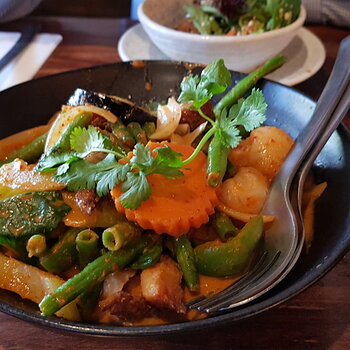Red Duck Curry with Lychees