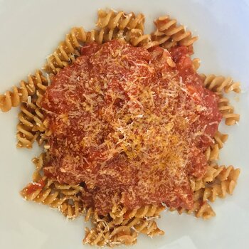 Fusilli with homemade tomato sauce.jpeg