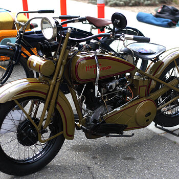 Antique Harley Davidson Motorcycle