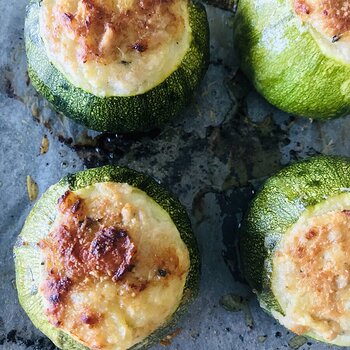 Courgettes stuffed with Tuna, Parmigiano and Cheddar stuffed.jpeg