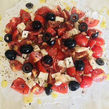 Ricotta, Cherry Toms, Black Olives Puff Pastry Galette.jpeg