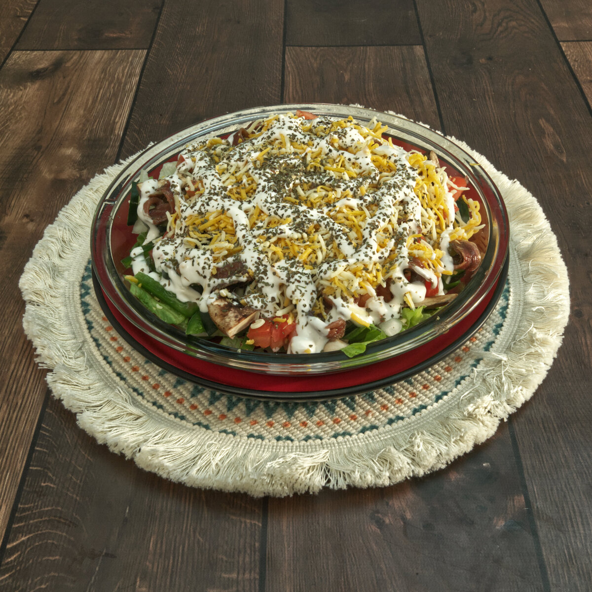Anchovy Layered Salad