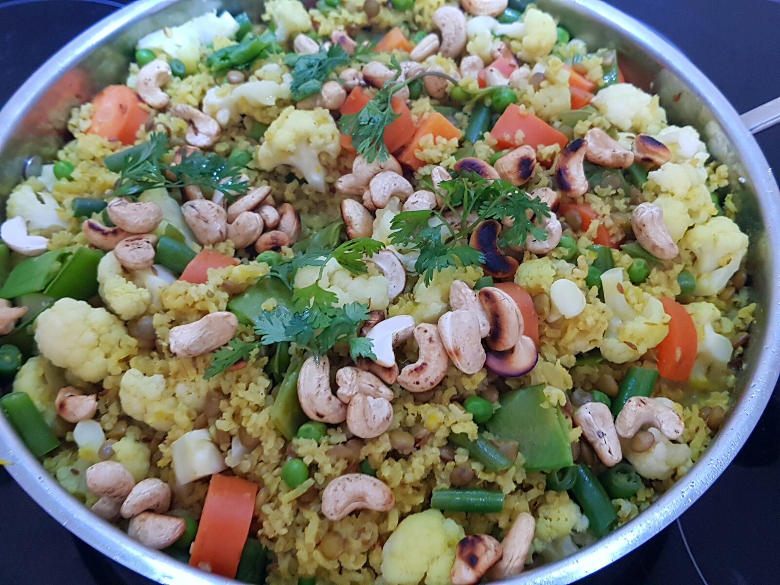 Cauliflower & Pea Khichari