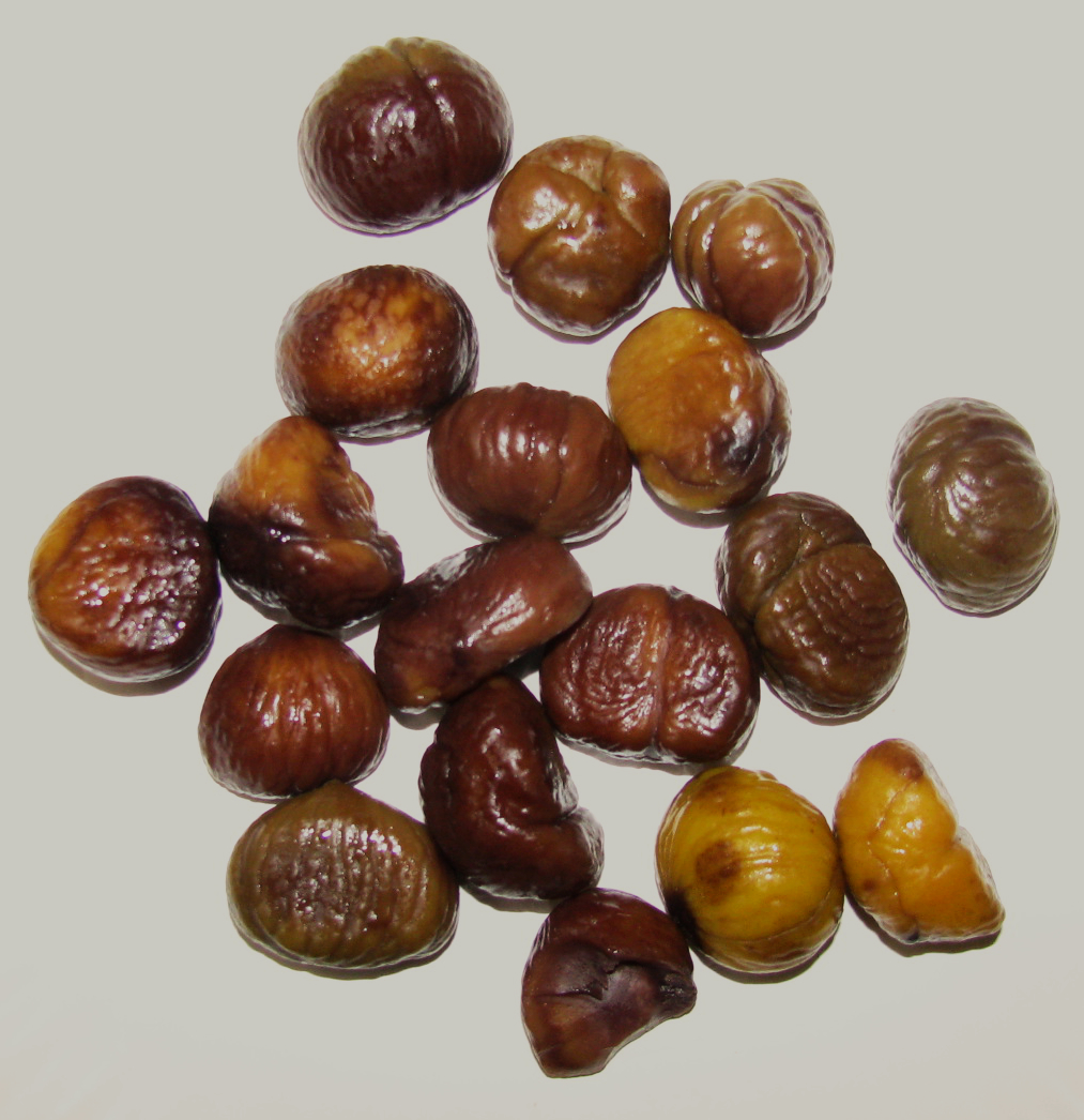 Roasted Ripe Chestnuts
