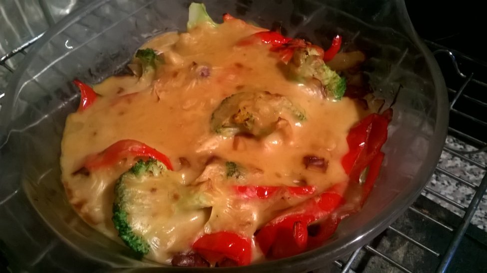 broccoli, pepper, leek, mushroom, nuts in mustard sauce.jpg