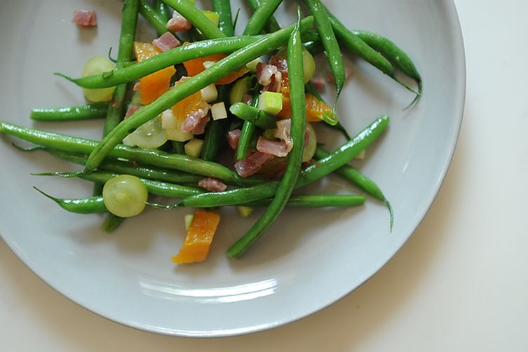 Green Beans with Apricots and Serrano Ham.JPG