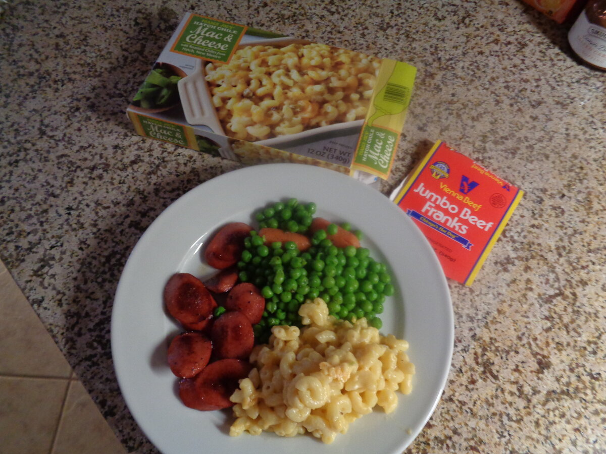 Hot Dog Coins and Mac And Cheese.JPG