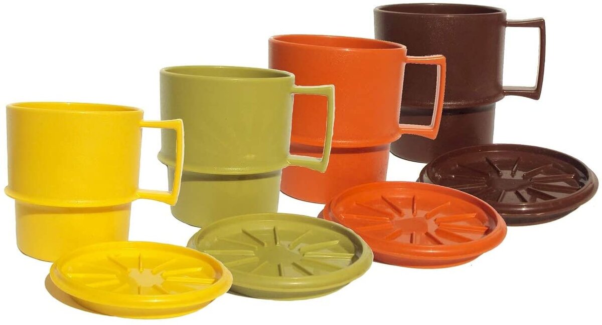 Vintage Tupperware Stackable Coffee Mugs.jpg