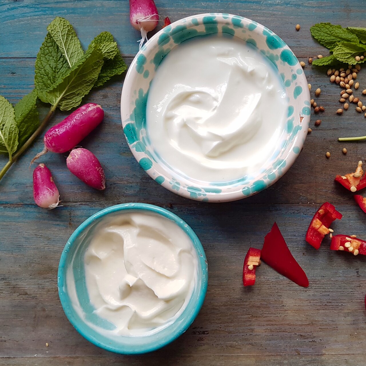 The challenge ingredient is yoghurt