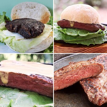 Fillet steak burger