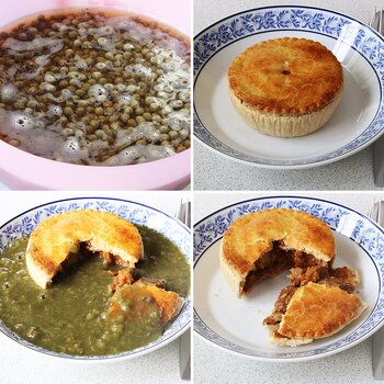 Pie and peas