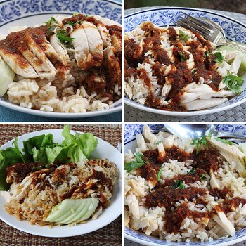 Hainanese Chicken Rice.