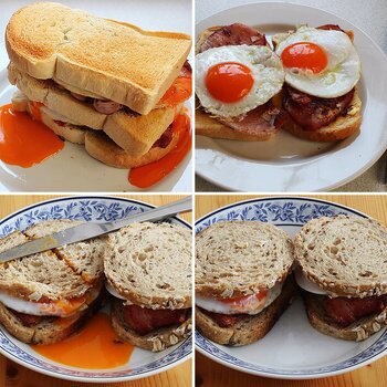 Bacon and Egg Sarnie