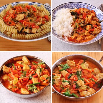 Thai Red Chicken Curry (Kaeng phet gai)