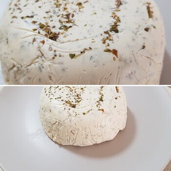 Vegan Tofu and Cashew Nut Creamy Herbed Boursin