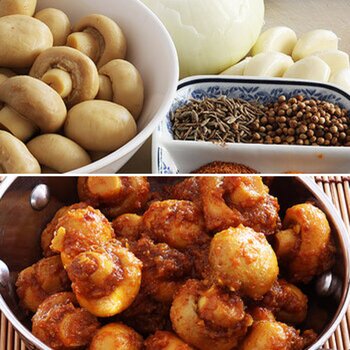 Mushroom bhaji