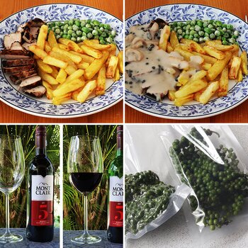 Green peppercorn sauce