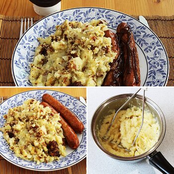 Fried mashed potatoes