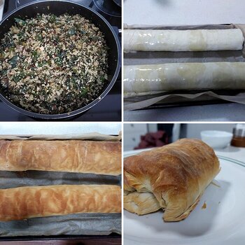 Recipe - Vegan Swiss Chard Strudel with Tofu & Capers, Olives and....
