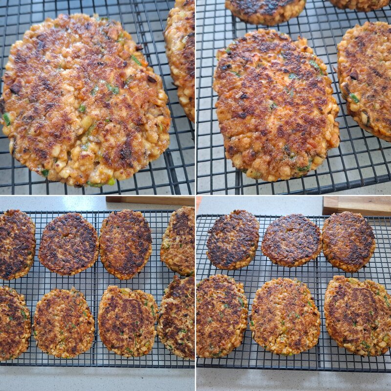 Recipe - Tofu & Mushroom Burgers