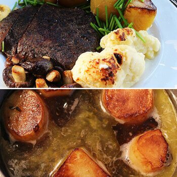 Fondant potatoes