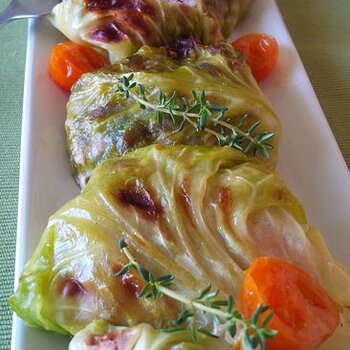 Savoy cabbage rolls