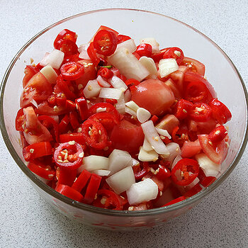Salsa chopped