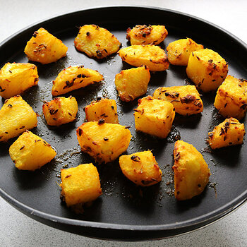 Masala potatoes (cooked)