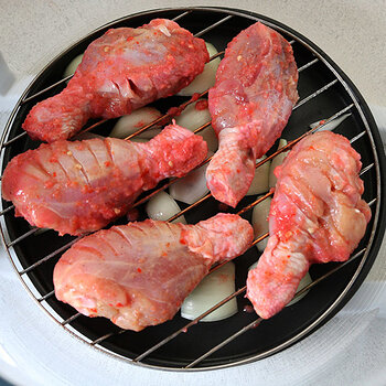 Drumsticks in halogen
