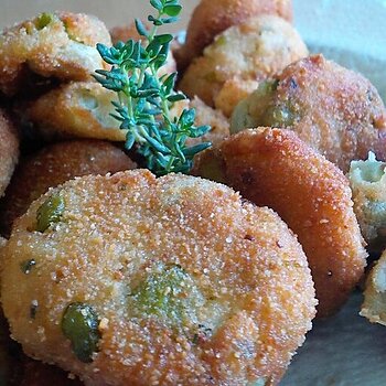 Broad beans patties