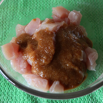 Chicken with marinade