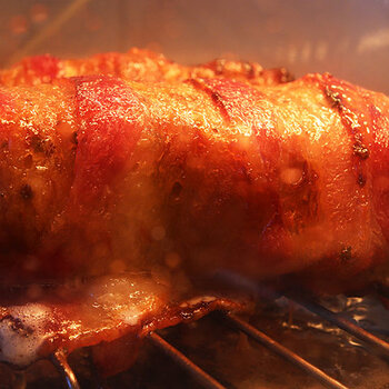 Cooked in the halogen oven.