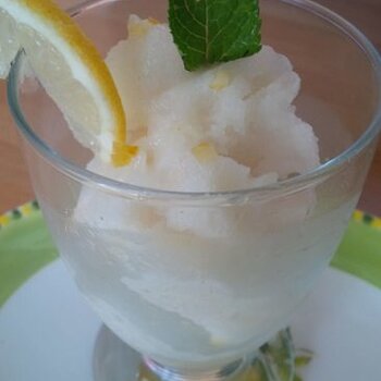 Lemon sorbet