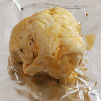 Wrapped in pastry.