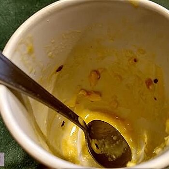 Empty cup