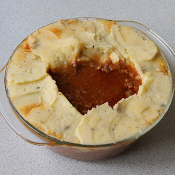 Cottage pie with potato
