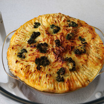 Cottage pie cooked