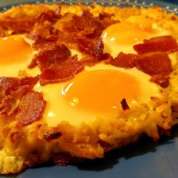 Breakfast Pizza - Done