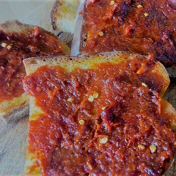 Bruschetta with 'Nduja