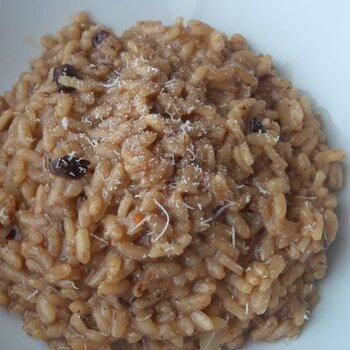 Black Garlic Risotto