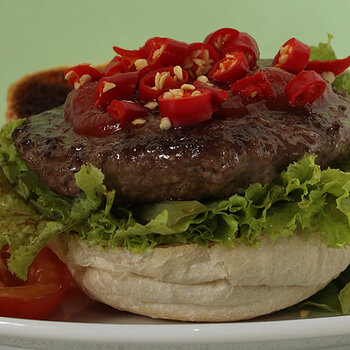 Wagyu chilli burger.