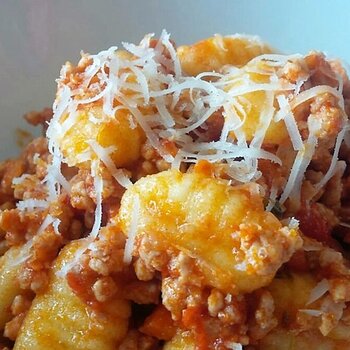 Gnocchi with ragù