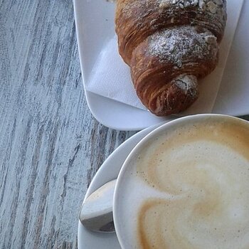 Italian Breakfast is Cappuccino e Cornetto