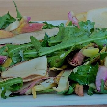 Raw Artichokes Salad
