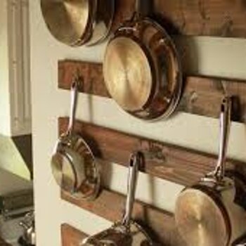 Hanging for pans