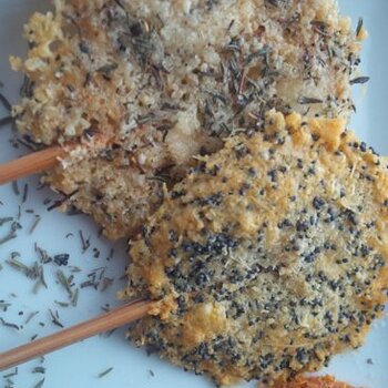 Spiced Parmesan Lollipops