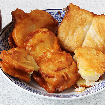 Fishcakes with fish