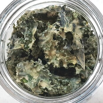 Sweet White Miso Kale Crisps