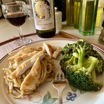 Chicken Linguini Marsala